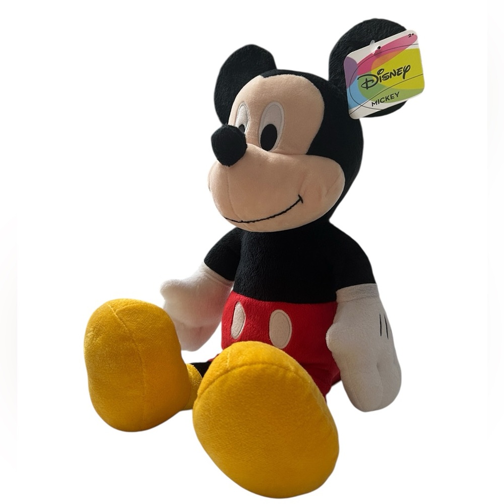 NOS 2020 Disney Mickey Mouse 19” Soft Plush Licensed Toy Stuffed Animal